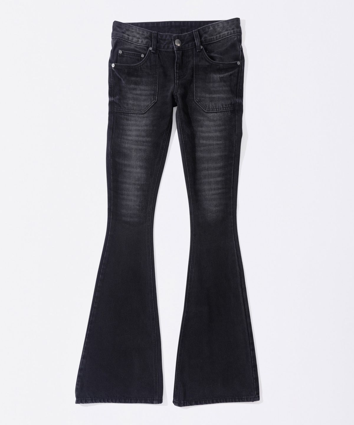 스컬프터(SCULPTOR) Whiskered Bootcut Denim Washed Gray