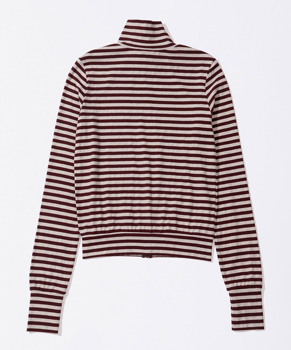 스컬프터(SCULPTOR) Light Weight Striped Jersey Burgundy
