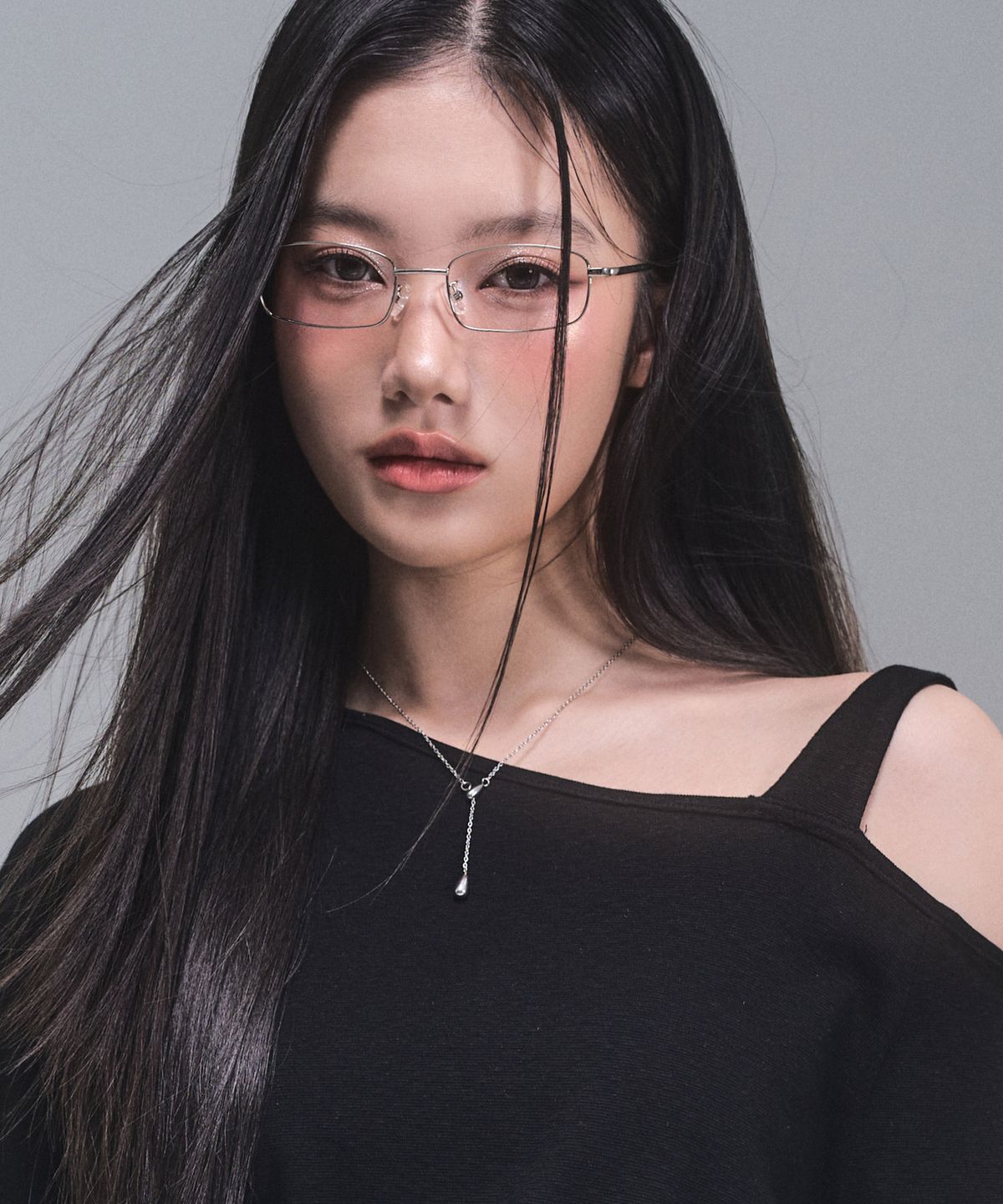 제로플래닛(ZEROPLANET) 티얼스 드롭 목걸이 [SILVER]
