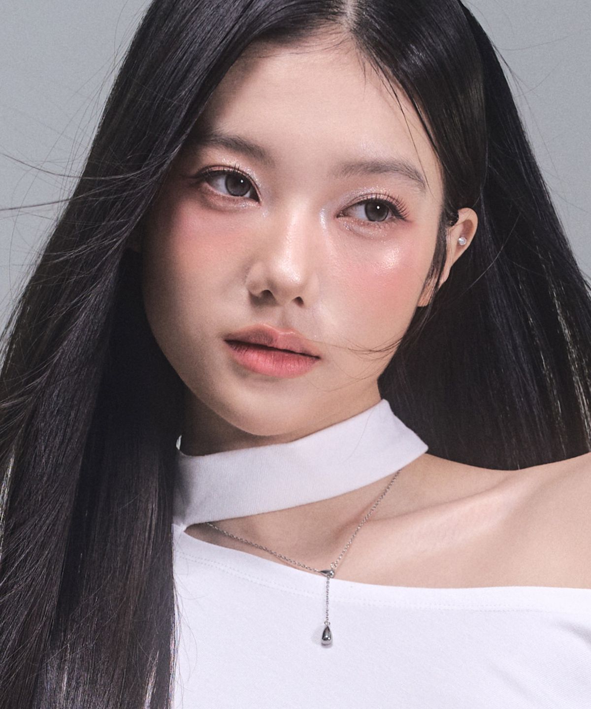 제로플래닛(ZEROPLANET) 티얼스 드롭 목걸이 [SILVER]