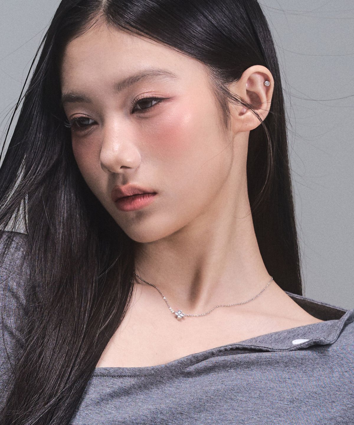 제로플래닛(ZEROPLANET) 클로버 목걸이 [SILVER]