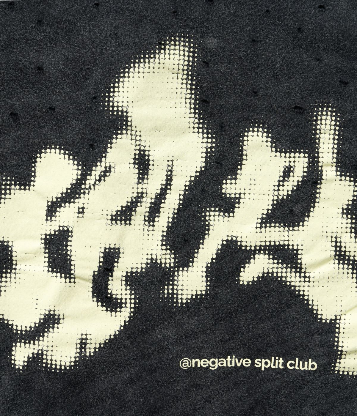 네거티브 스플릿 클럽(NEGATIVE SPLIT CLUB) 에어액트 미네랄 스프린트 티셔츠 (블랙)