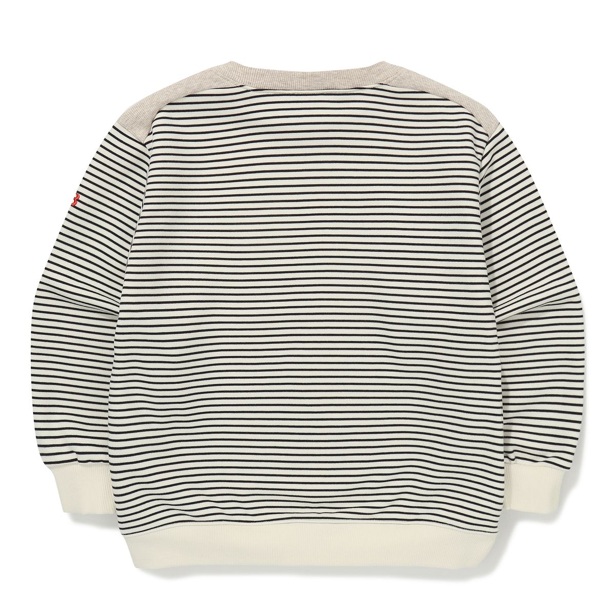 빈(BEEN) BZ58TS01IV 아이보리 스트라이프 마린티셔츠