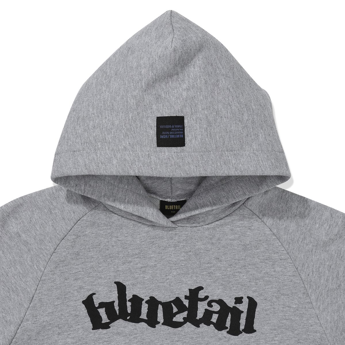 블루테일(BLUETAIL) AZG7TS09MG 멜란지그레이 후드 티셔츠
