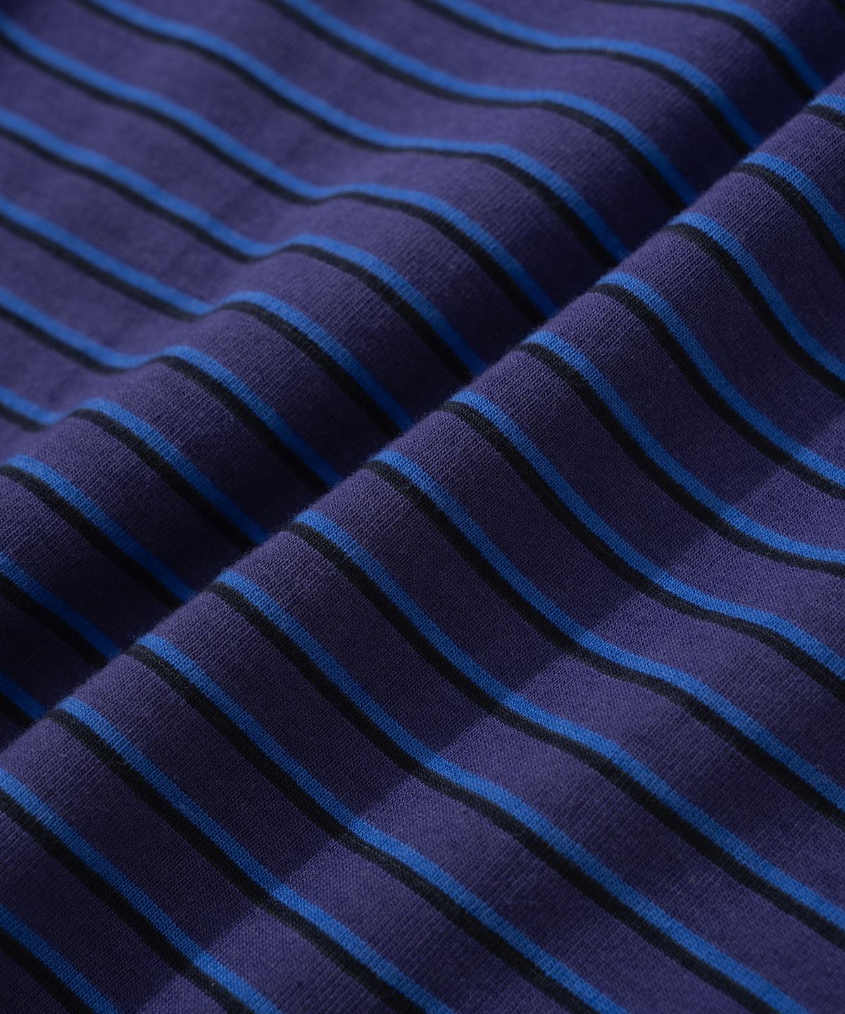 애드슬로우(ADDSLOW) Stripe LOVE Long Sleeve [Purple]
