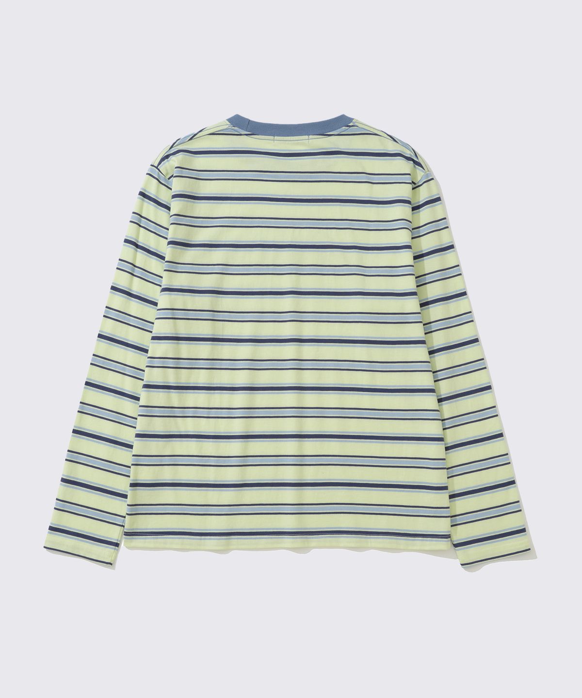 애드슬로우(ADDSLOW) Stripe LOVE Long Sleeve [Sulfur]