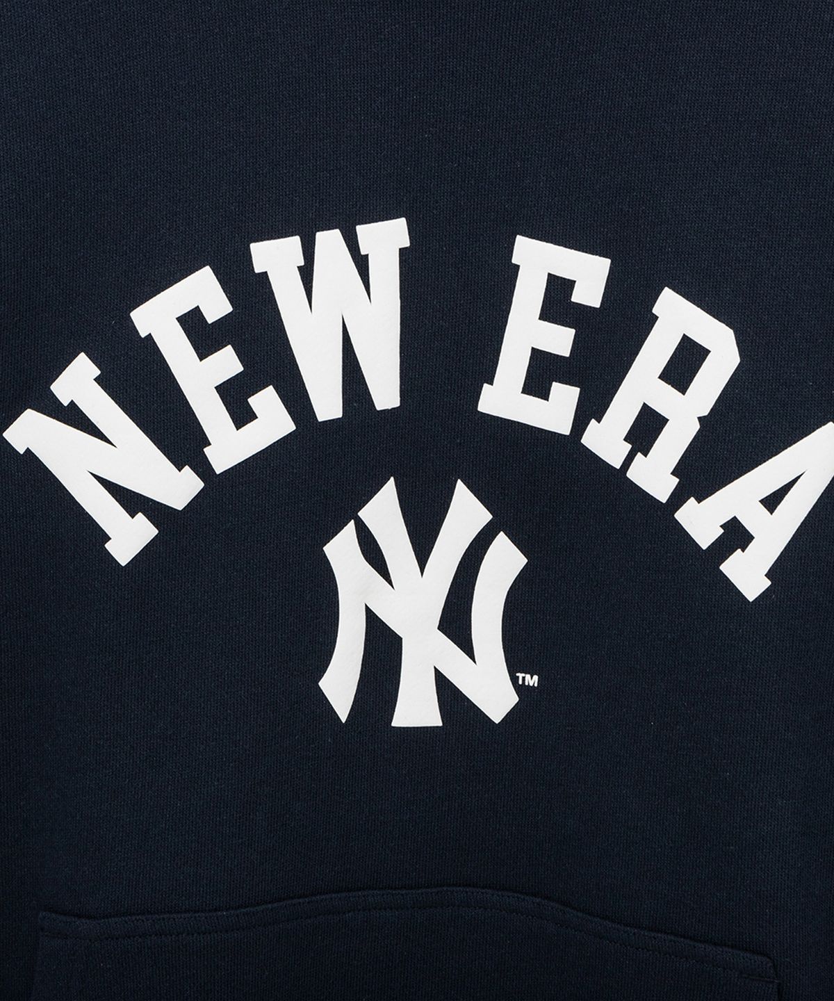 뉴에라(NEW ERA) MLB 뉴욕 양키스 로고 후드 다크 네이비