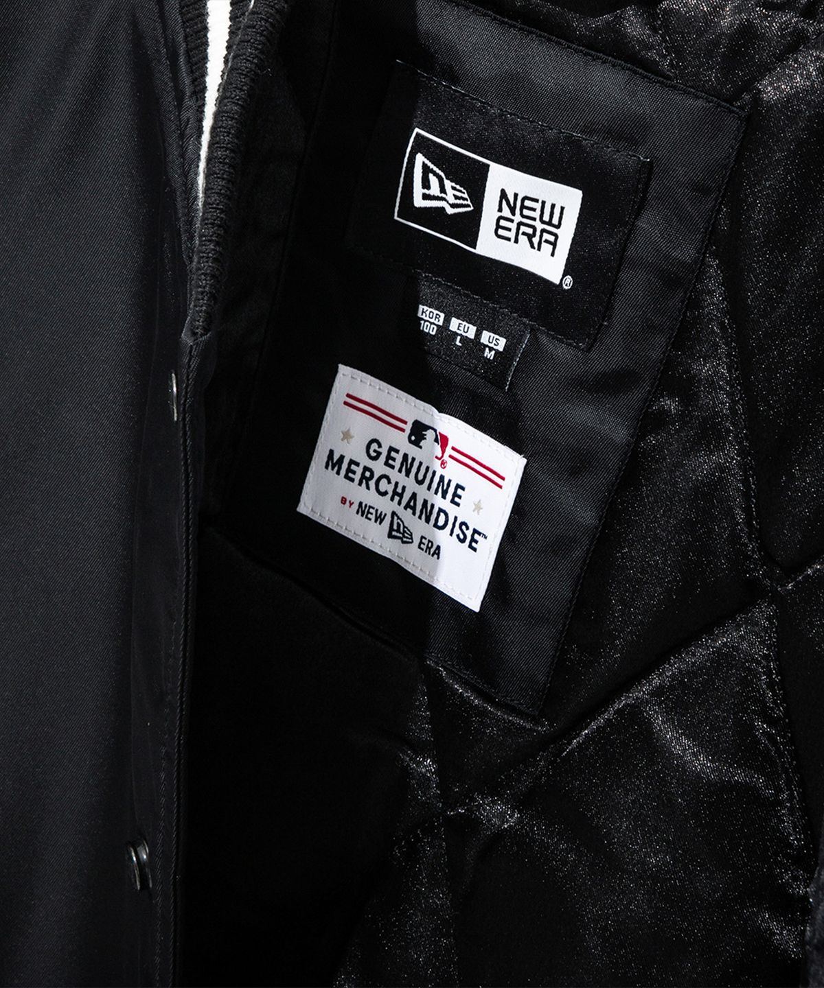 뉴에라(NEW ERA) MLB LA 다저스 월드시리즈 챔피언 재킷 블랙