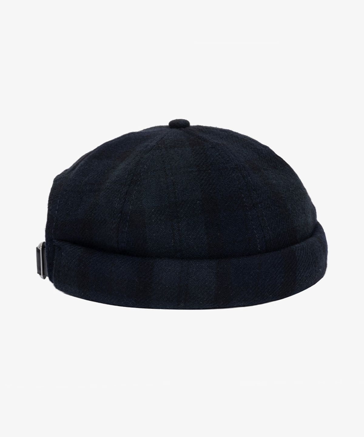 뉴에라(NEW ERA) 메리노울 스컬리 캡 블랙 체크