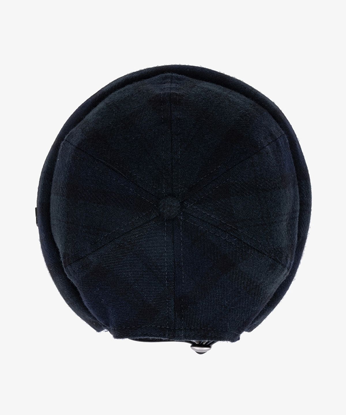 뉴에라(NEW ERA) 메리노울 스컬리 캡 블랙 체크