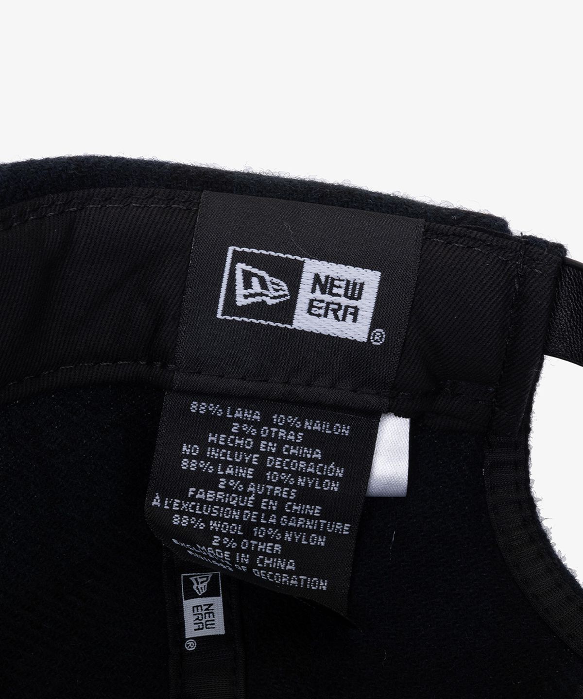 뉴에라(NEW ERA) 메리노울 스컬리 캡 블랙 체크