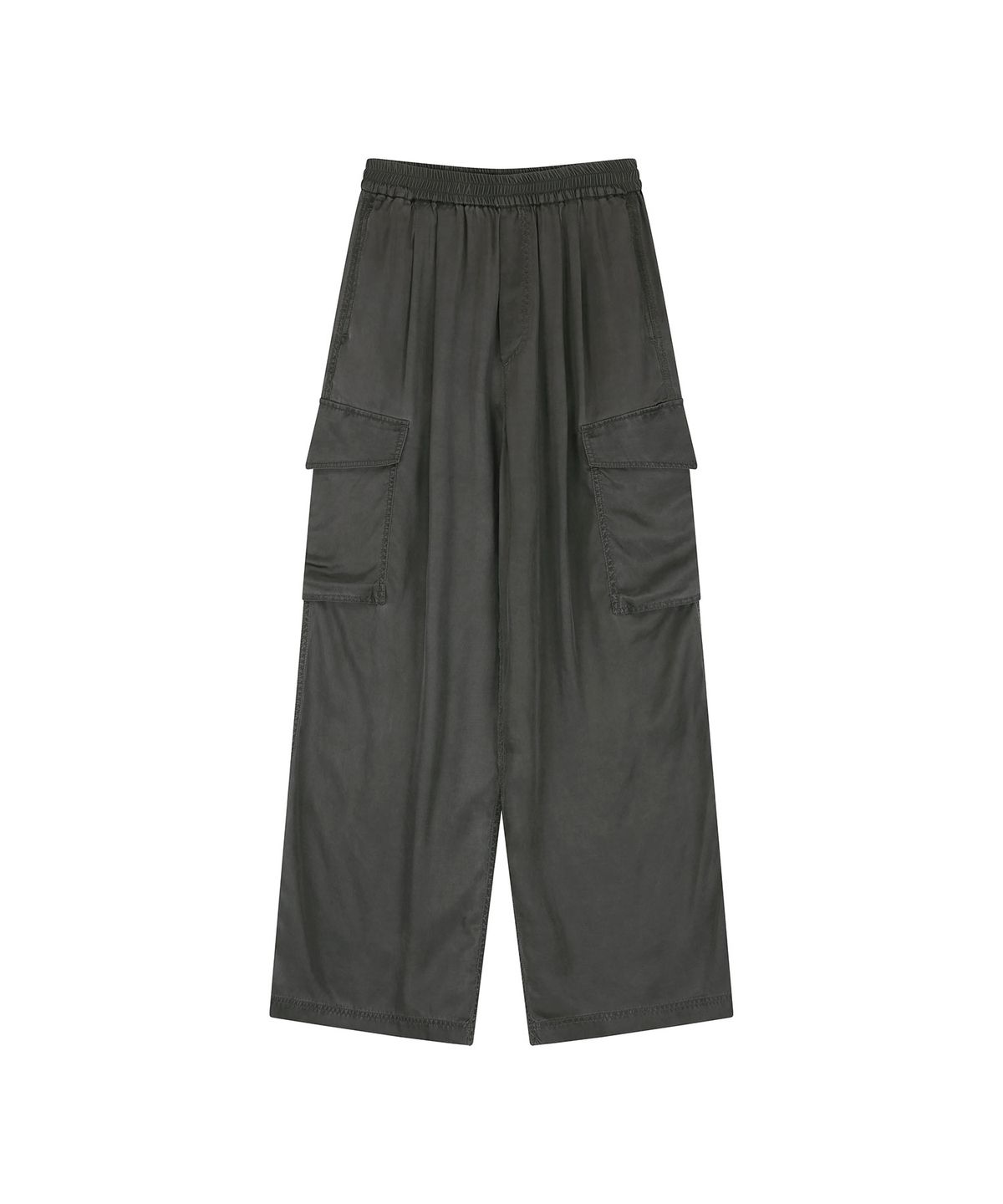 비자비(VIS A VIS) PIGMENT WASHED CARGO PANTS (D.K GRAY)