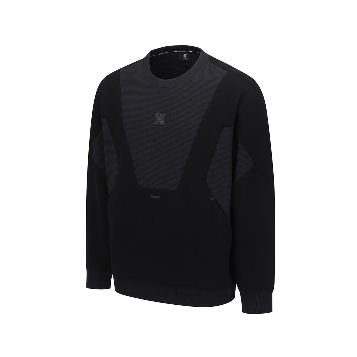 어뉴골프(ANEW GOLF) MEN FA HYBRID SWEATSHIRT_BK