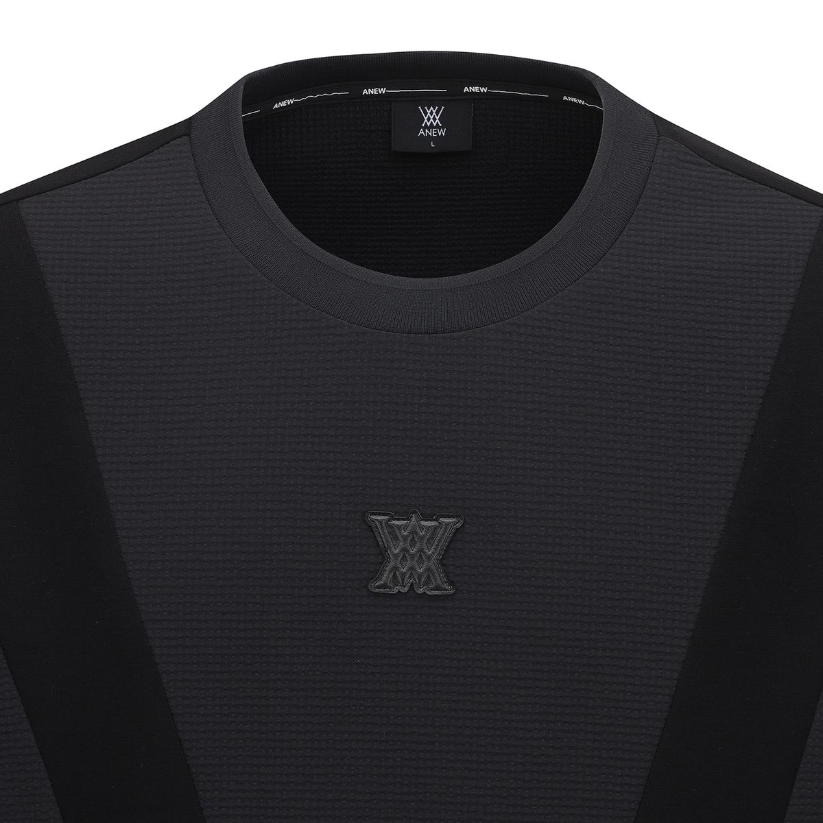 어뉴골프(ANEW GOLF) MEN FA HYBRID SWEATSHIRT_BK