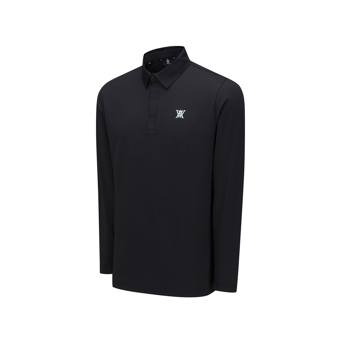어뉴골프(ANEW GOLF) MEN FA BACK LINE DETAIL LONG T-SHIRT_BK