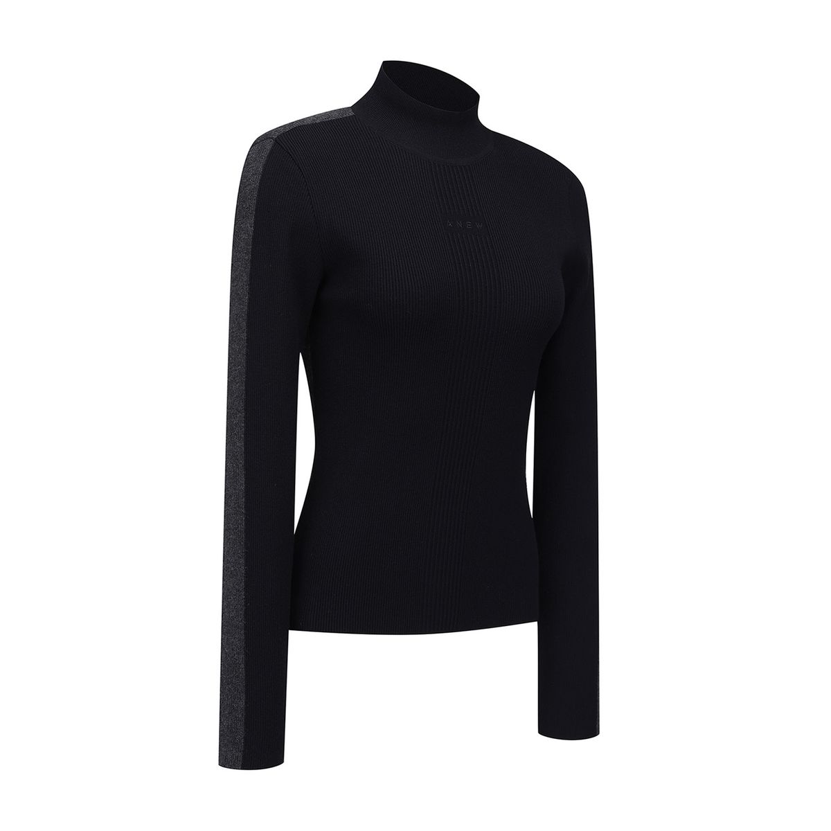 어뉴골프(ANEW GOLF) WOMEN FA MOCK NECK SWEATER_BK
