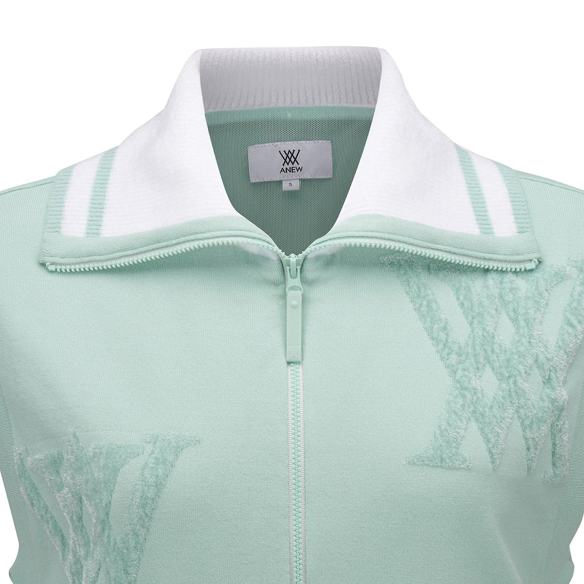 어뉴골프(ANEW GOLF) WOMEN FA LOGO POINT KNIT VEST_MT