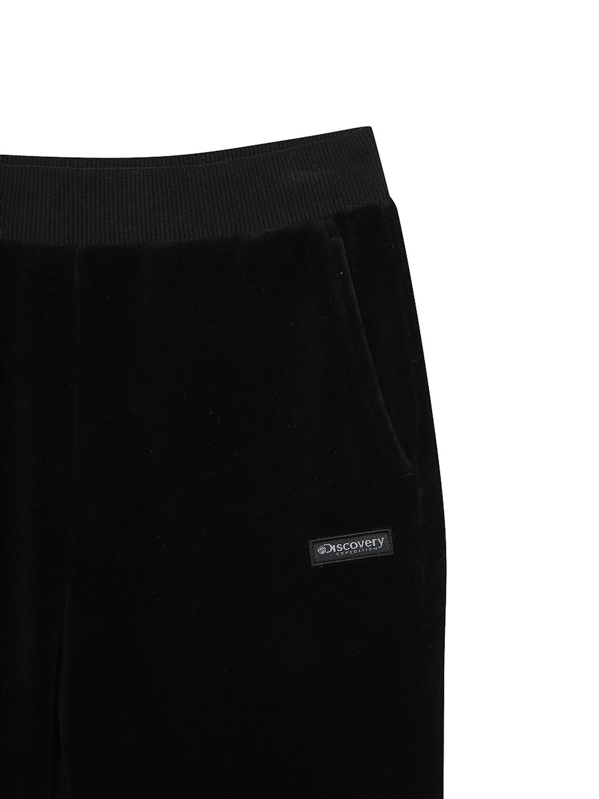 디스커버리 키즈(DISCOVERY KIDS) 여아 벨로아 세미와이드 팬츠 (BLACK)