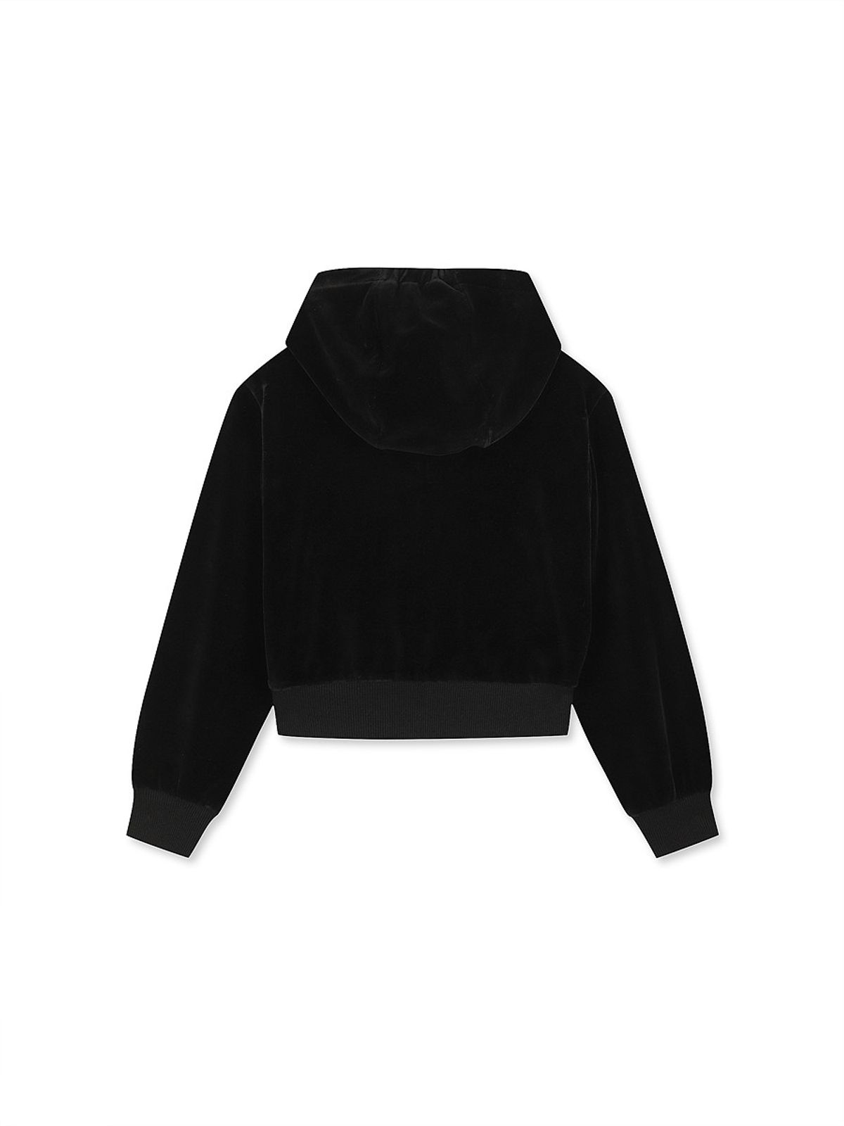 디스커버리 키즈(DISCOVERY KIDS) 여아 벨로아 후드 자켓 (BLACK)