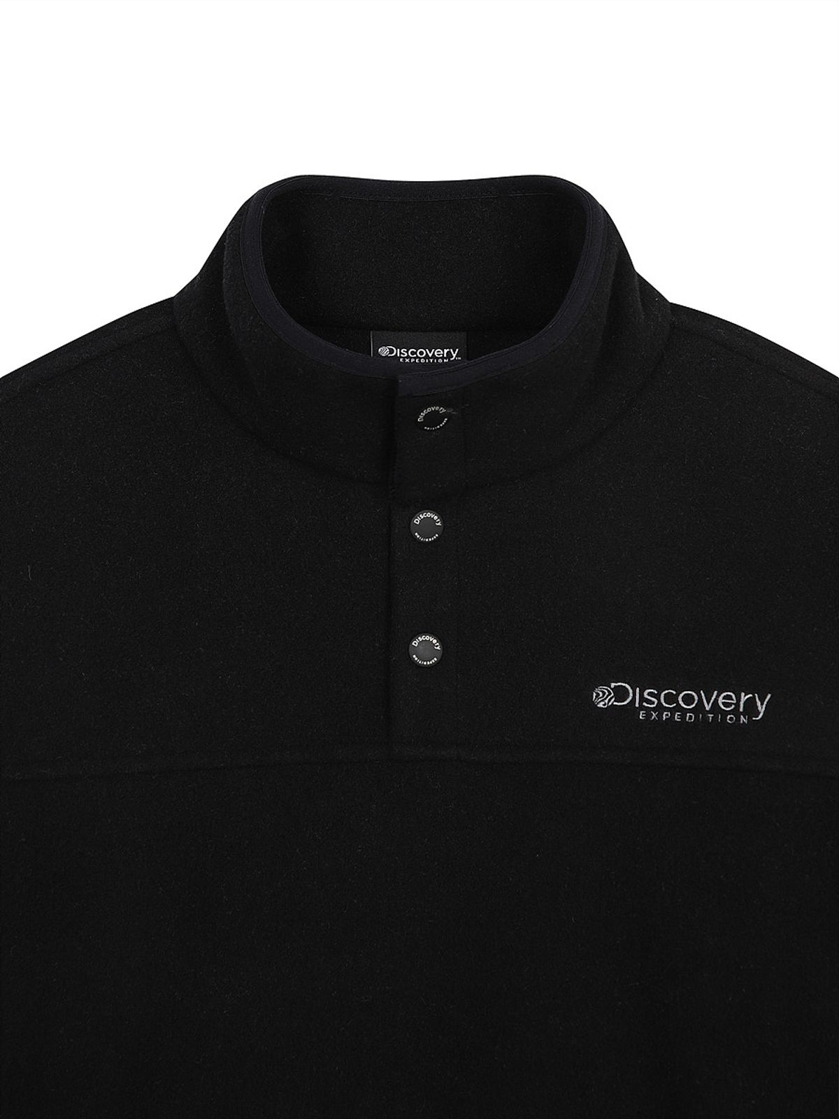 디스커버리 키즈(DISCOVERY KIDS) 키즈 플리스 하이넥 세트 (BLACK)