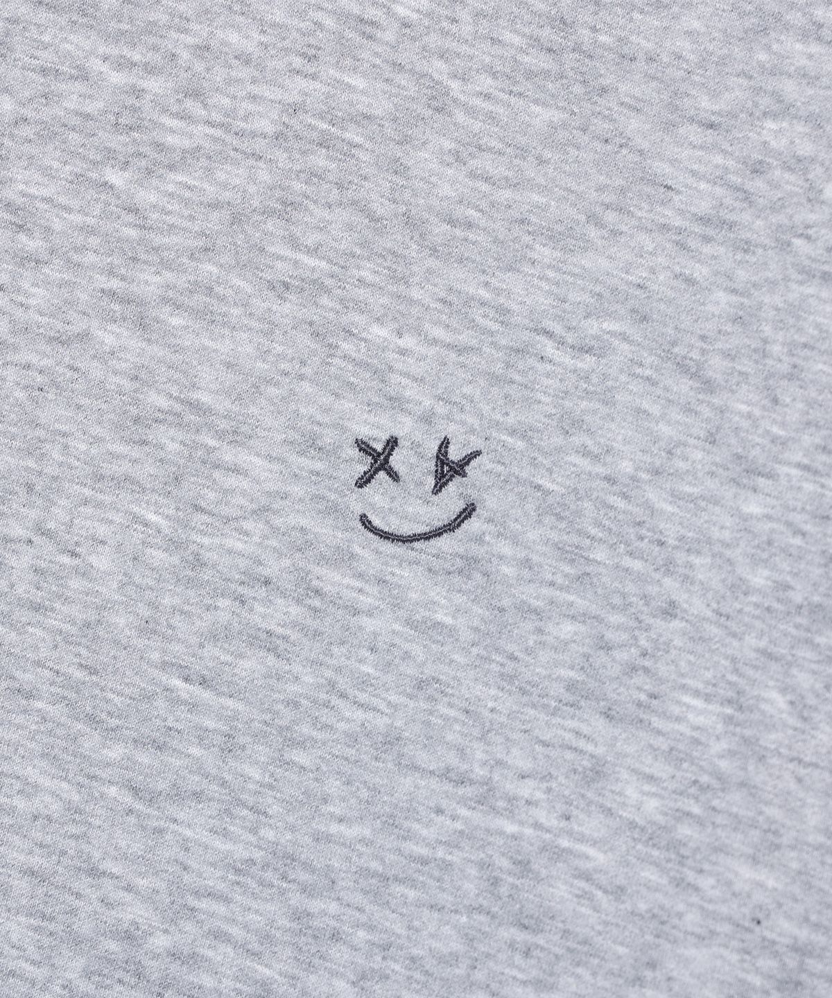 어노이드(ANNOYED) 스마일 로고 맨투맨 LP6TU148_MELANGE GREY
