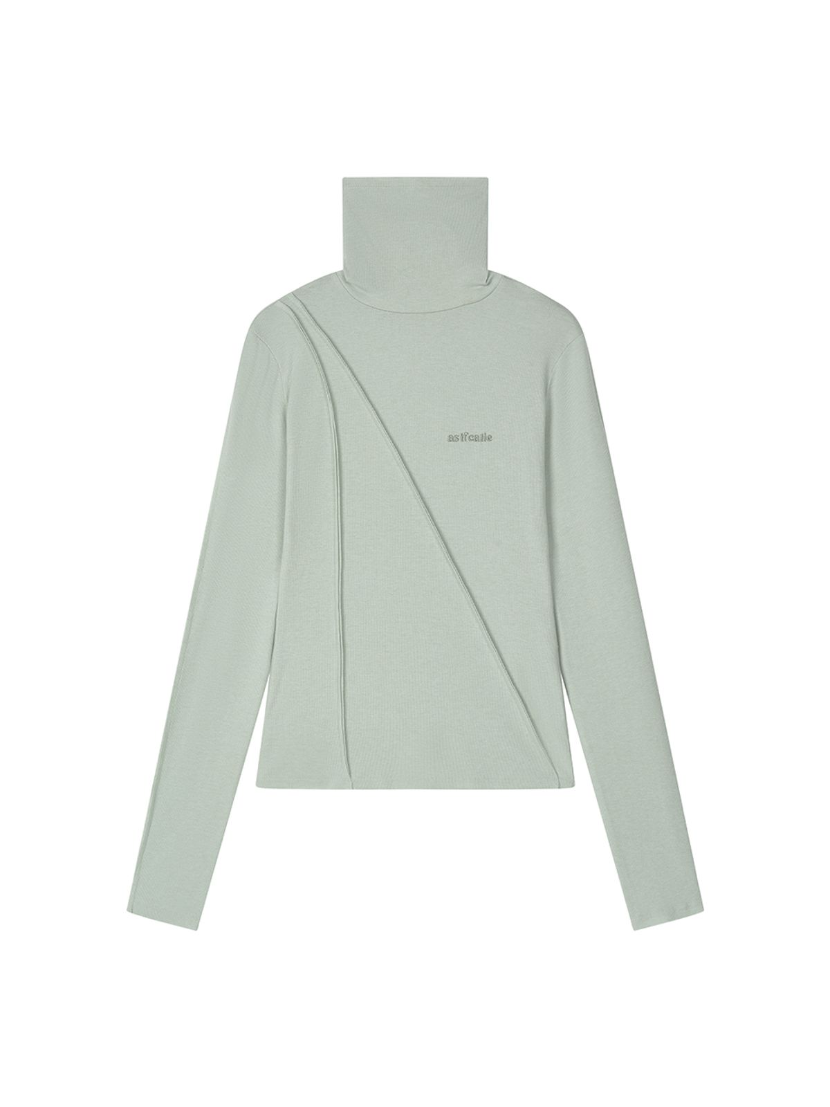 에즈이프 캘리(ASIF CALIE) CUT-OFF TURTLENECK LONG SLEEVE MINT