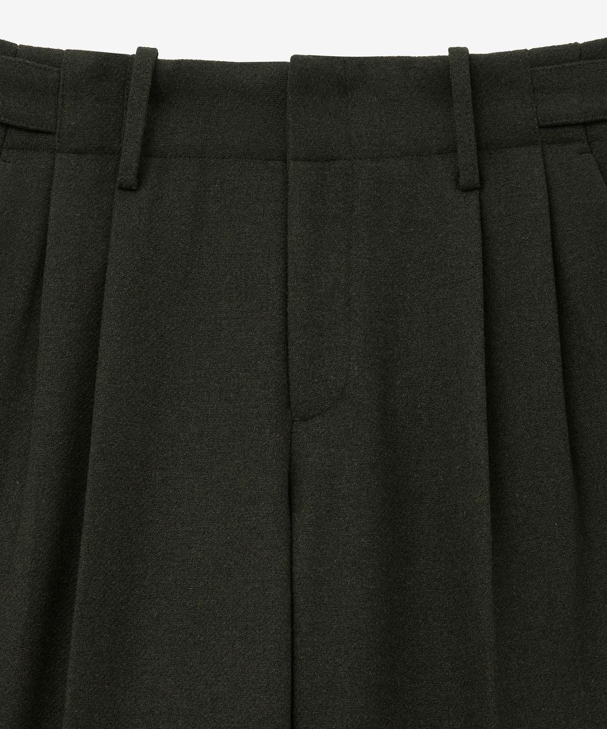 티엔지티(TNGT) Waist Wool Blended Wide Pants (Khaki) TNPA5F202K2