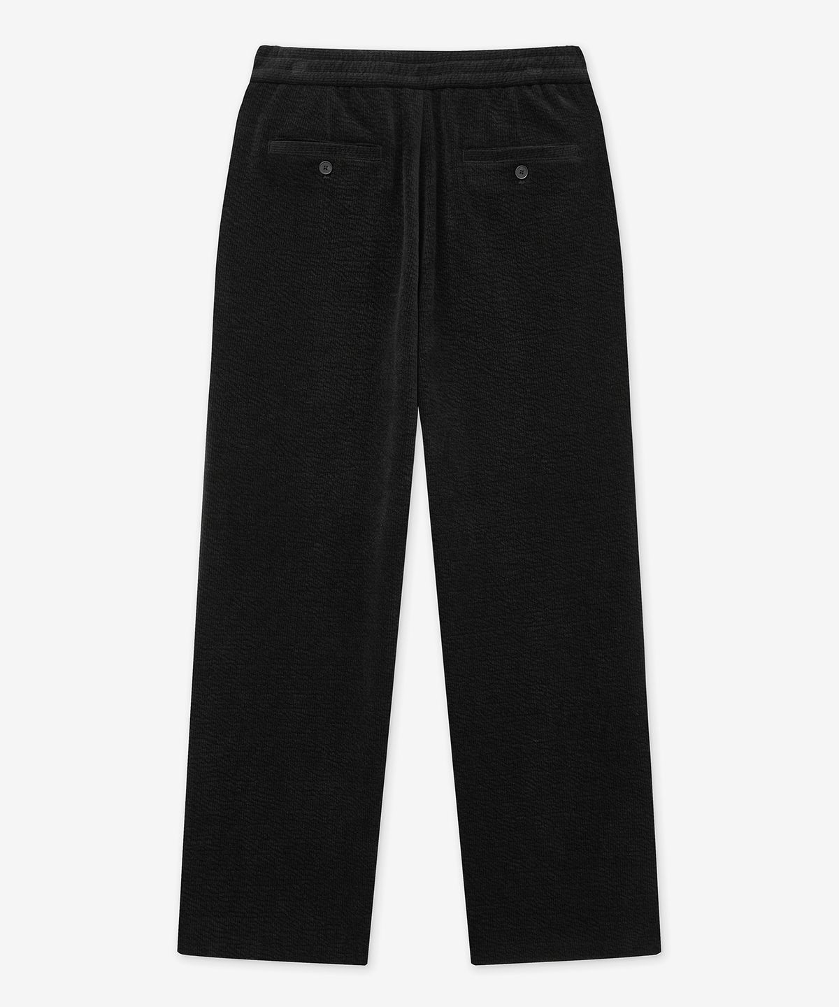 티엔지티(TNGT) Velvet-knit Wide fit Banding Pants (Black) TNPA5F203BK