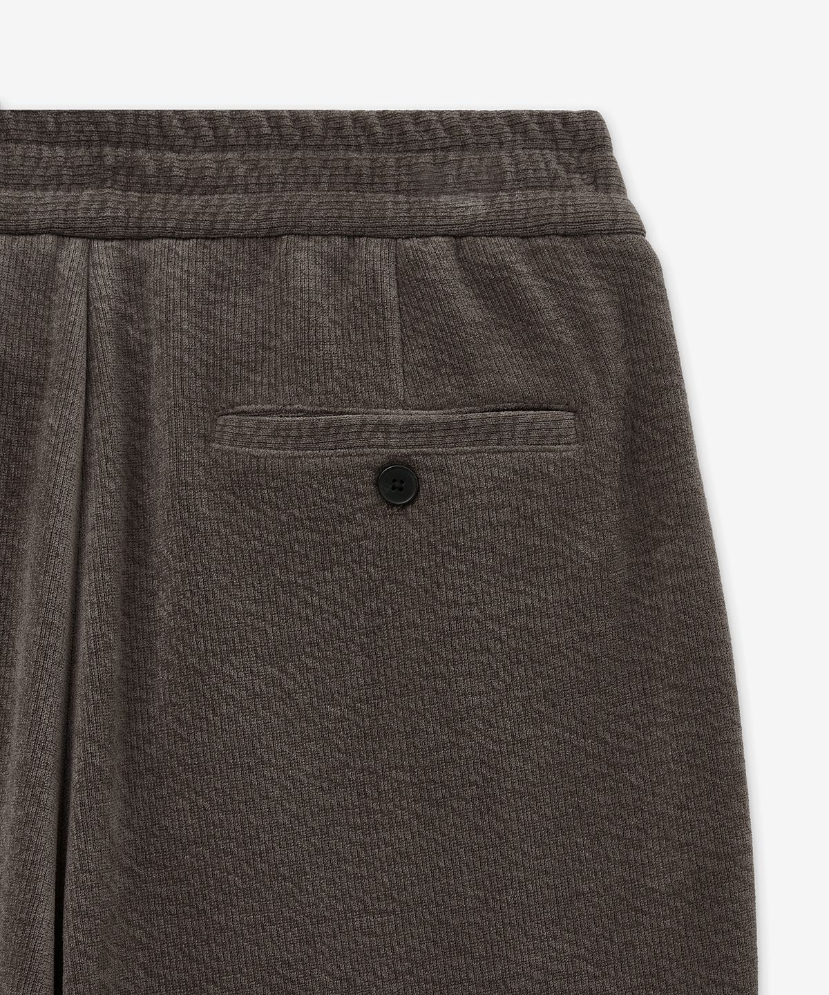 티엔지티(TNGT) Velvet-knit Wide fit Banding Pants (Taupe Beige) TNPA5F203I2