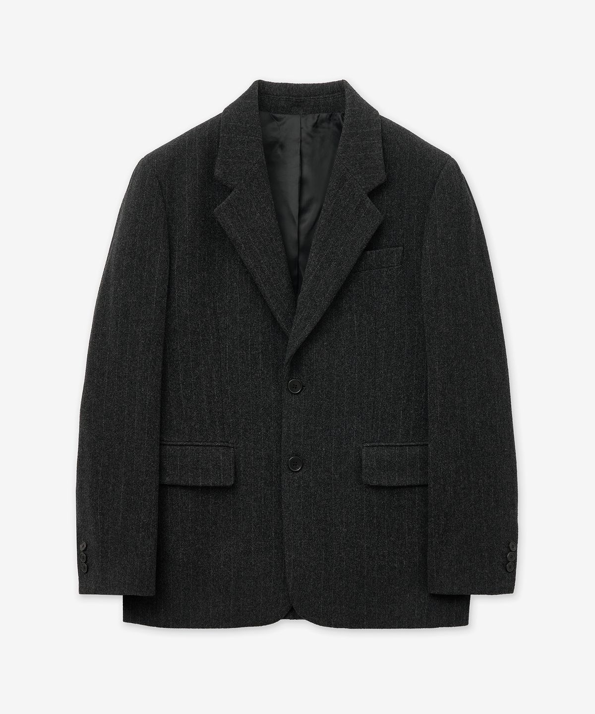 티엔지티(TNGT) Pin-stripe Wool Single Jacket (Grey) TNJA5F201G2