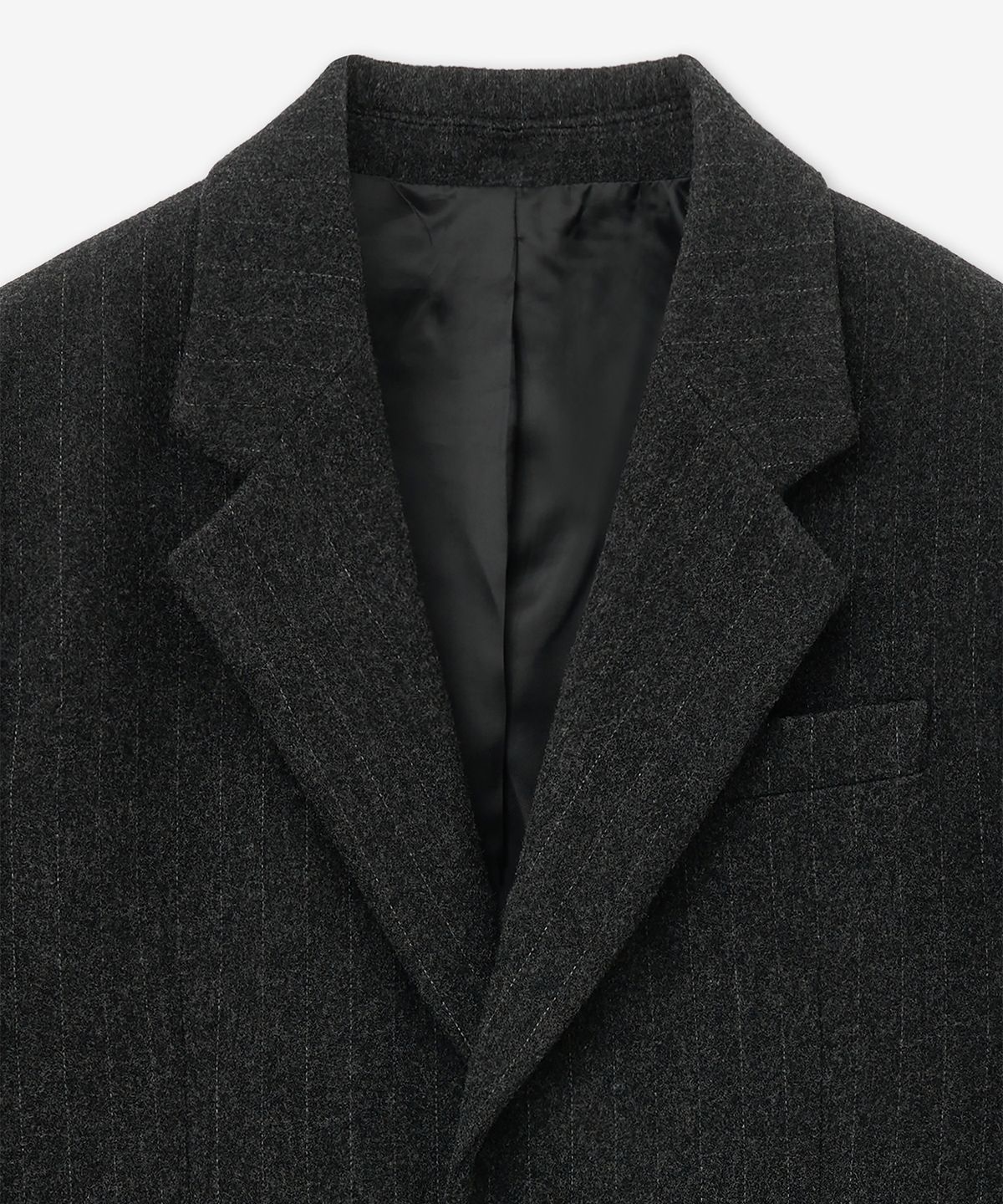 티엔지티(TNGT) Pin-stripe Wool Single Jacket (Grey) TNJA5F201G2