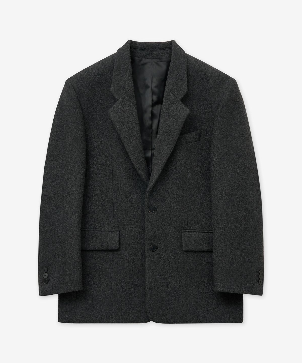 티엔지티(TNGT) Heavy Wool Oversized Blazer (Grey) TNJA5F202G2