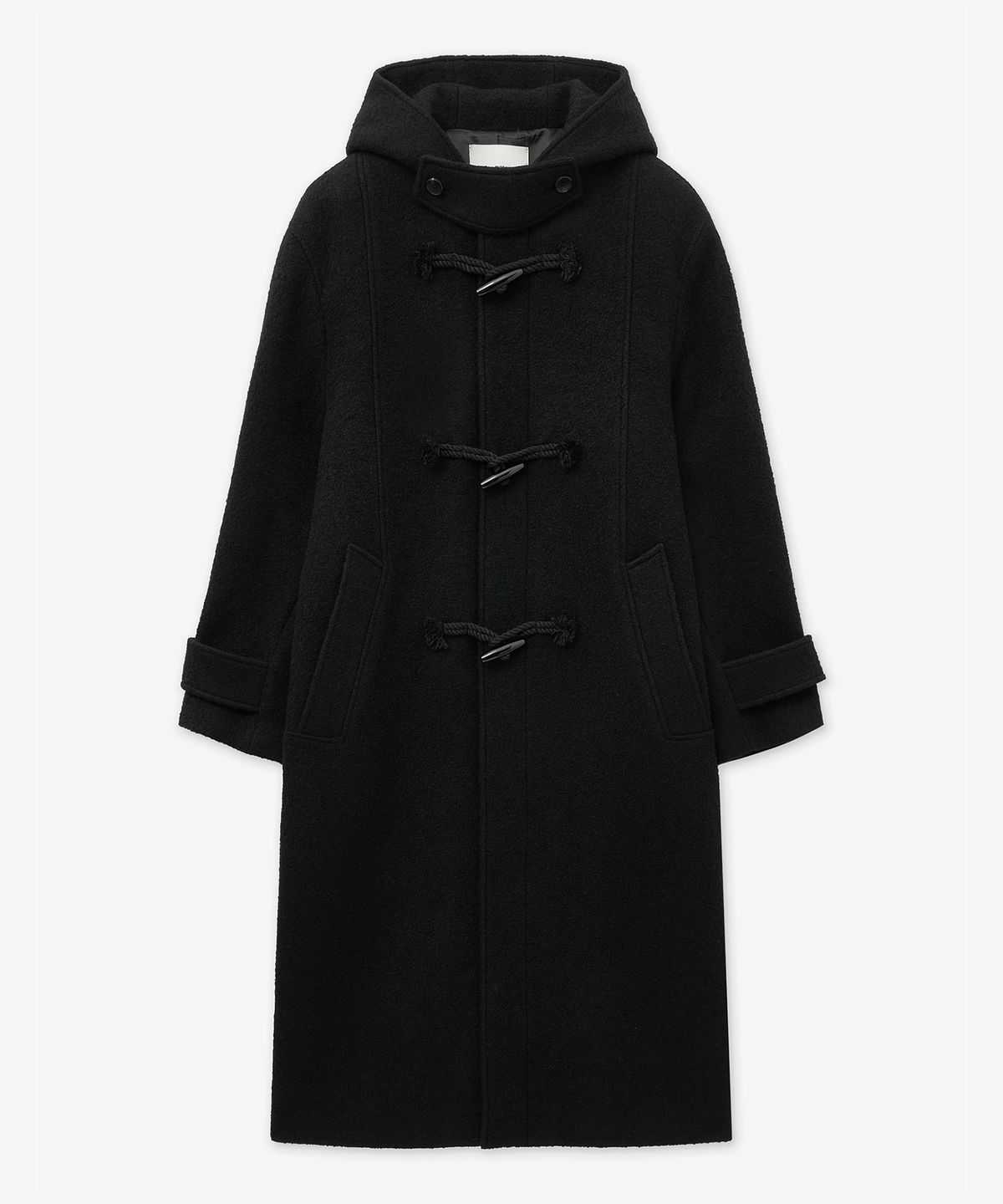 티엔지티(TNGT) Wool Boucle Duffle Coat (Black) TNCO5F104BK