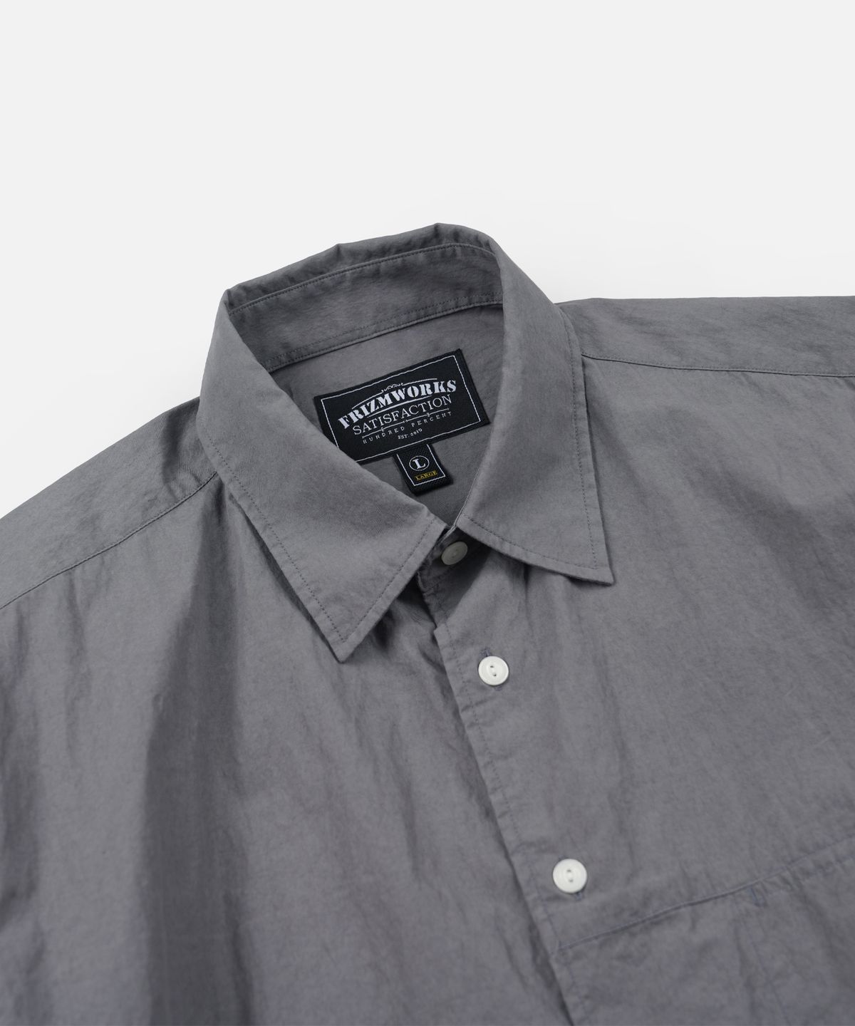 프리즘웍스(FRIZMWORKS) SOFT TOUCH RELAXED SHIRT 002 _ GRAY