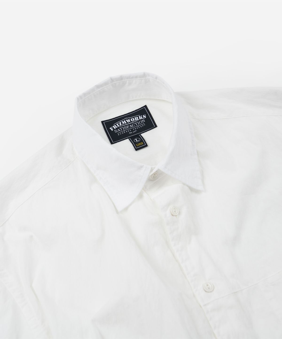 프리즘웍스(FRIZMWORKS) SOFT TOUCH RELAXED SHIRT 002 _ WHITE