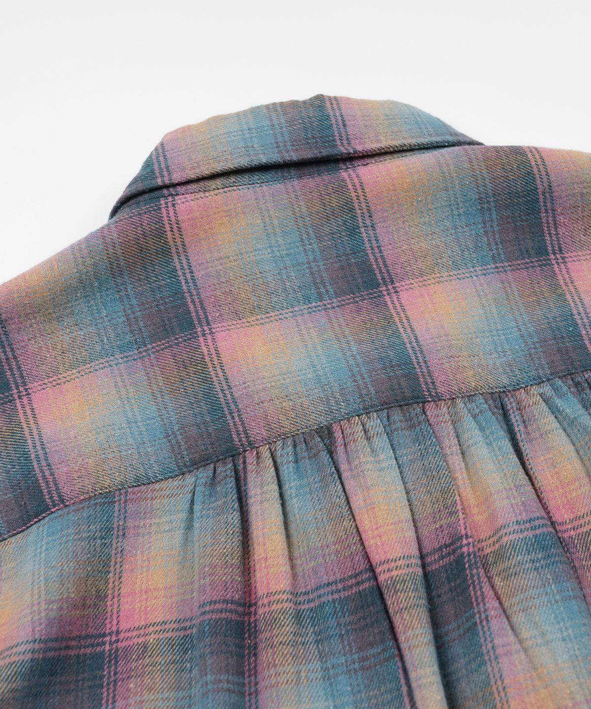 프리즘웍스(FRIZMWORKS) FLANNEL CHECK WORK SHIRT _ EMERALD PINK