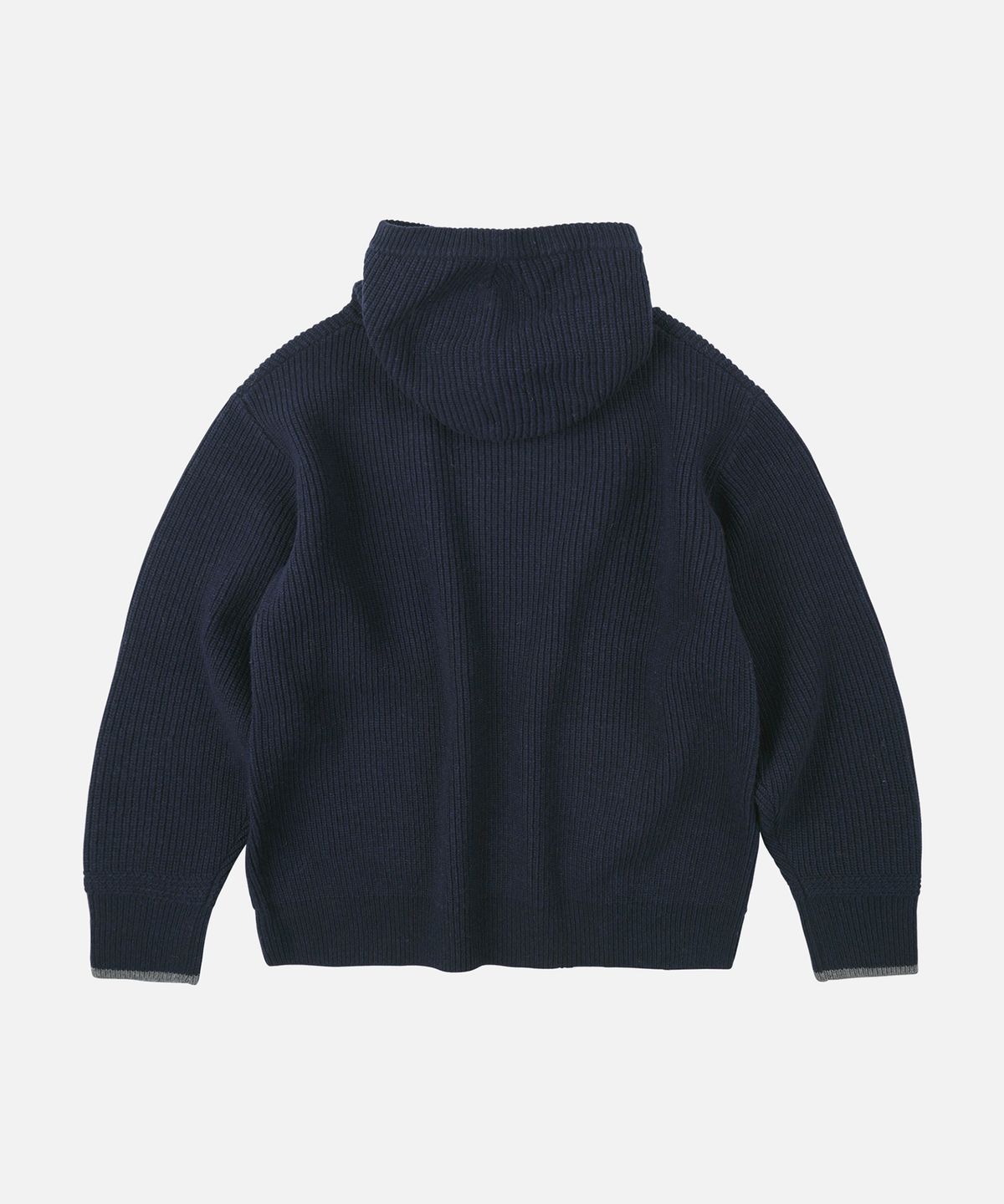 프리즘웍스(FRIZMWORKS) KANGAROO KNIT PULLOVER HOODY _ NAVY