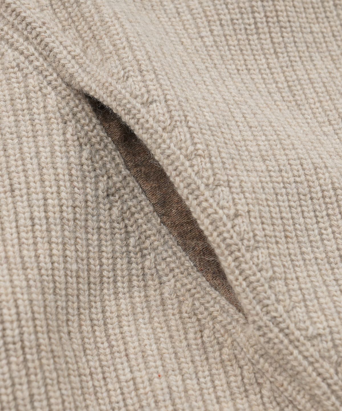 프리즘웍스(FRIZMWORKS) KANGAROO KNIT PULLOVER HOODY _ OATMEAL