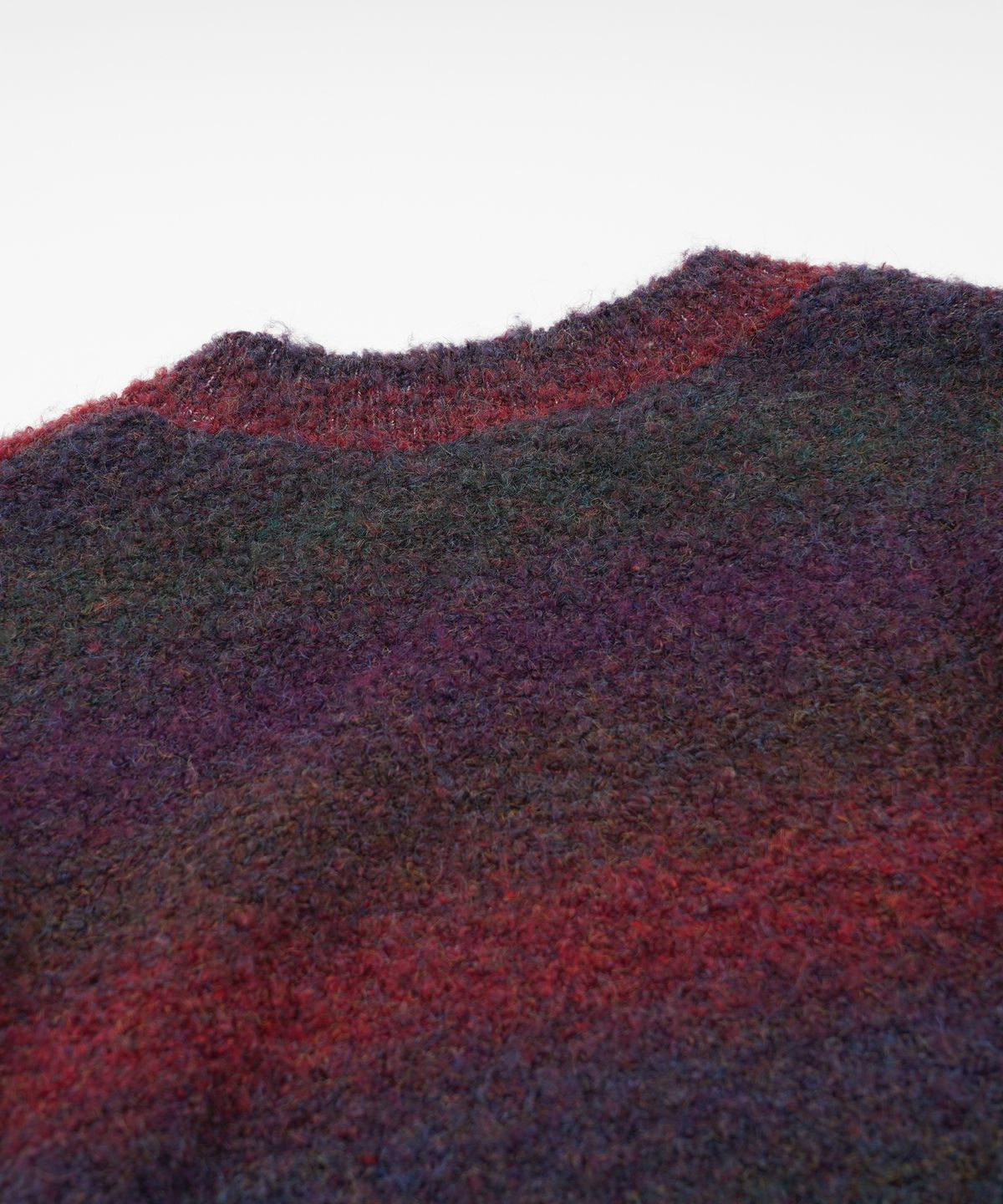 프리즘웍스(FRIZMWORKS) GRADATION BOUCLE KNIT _ PURPLE