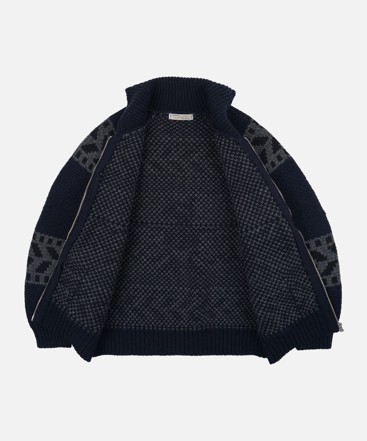프리즘웍스(FRIZMWORKS) THUNDERBIRD HEAVY COWICHAN JACKET _ NAVY