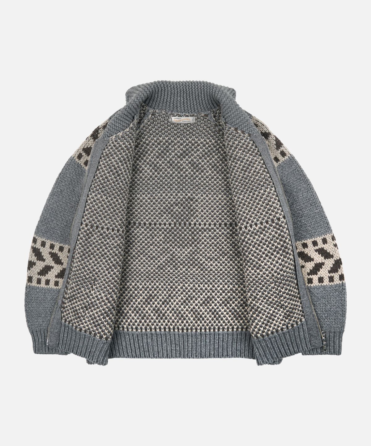프리즘웍스(FRIZMWORKS) THUNDERBIRD HEAVY COWICHAN JACKET _ GRAY