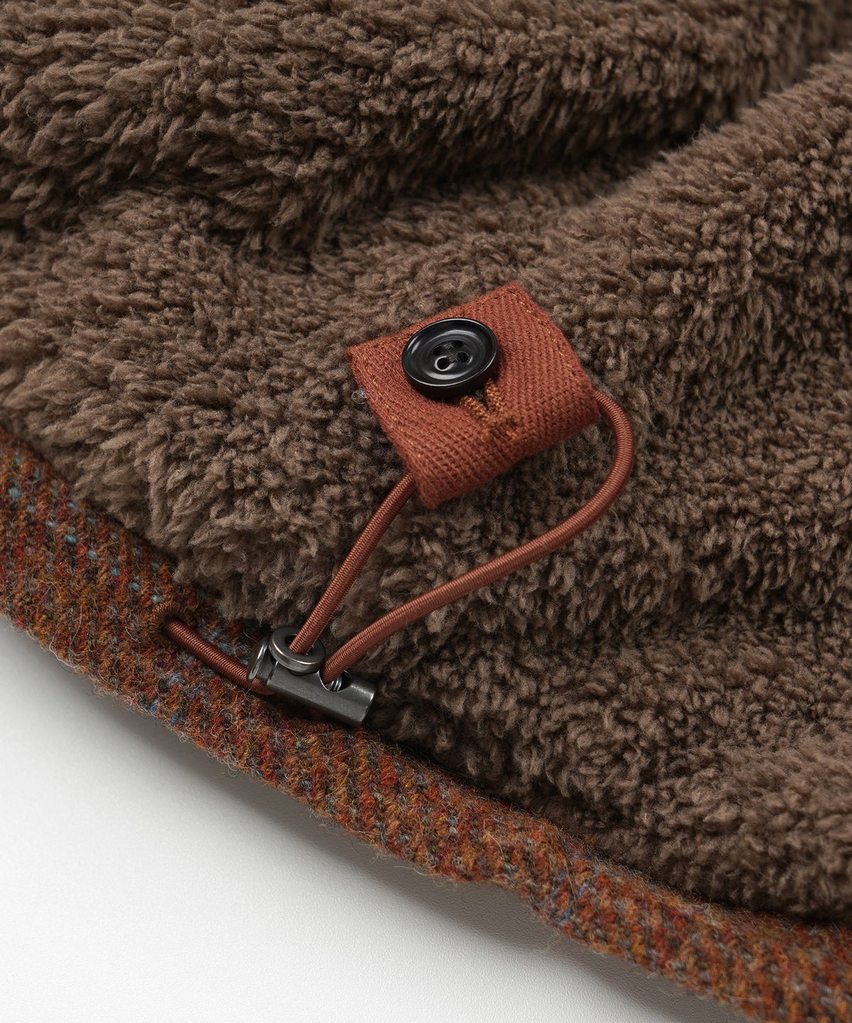 프리즘웍스(FRIZMWORKS) FLUFFY WOOL HARRINGTON JACKET _ MAPLE