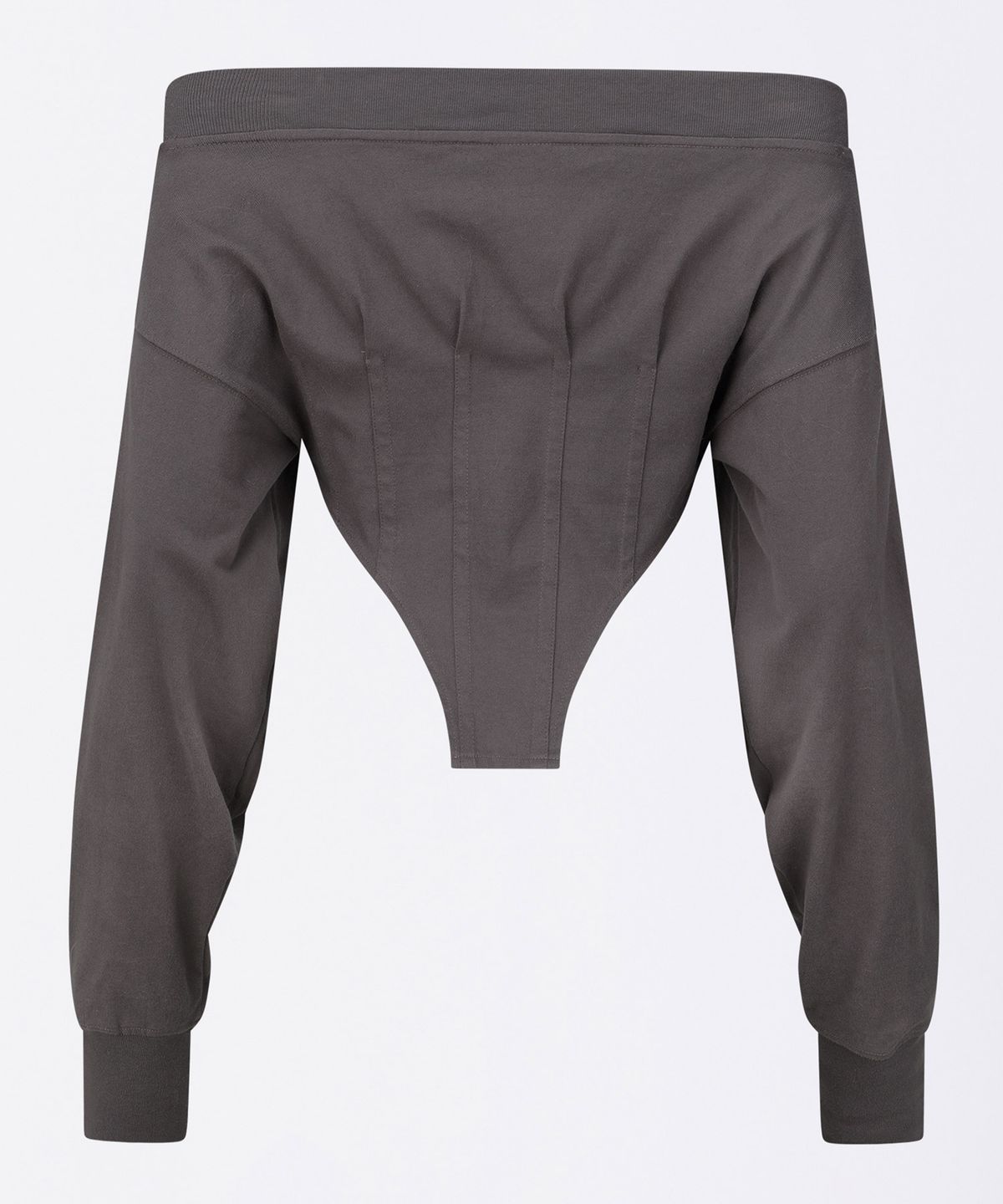스컬프터(SCULPTOR) Corset Sweatshirt Charcoal