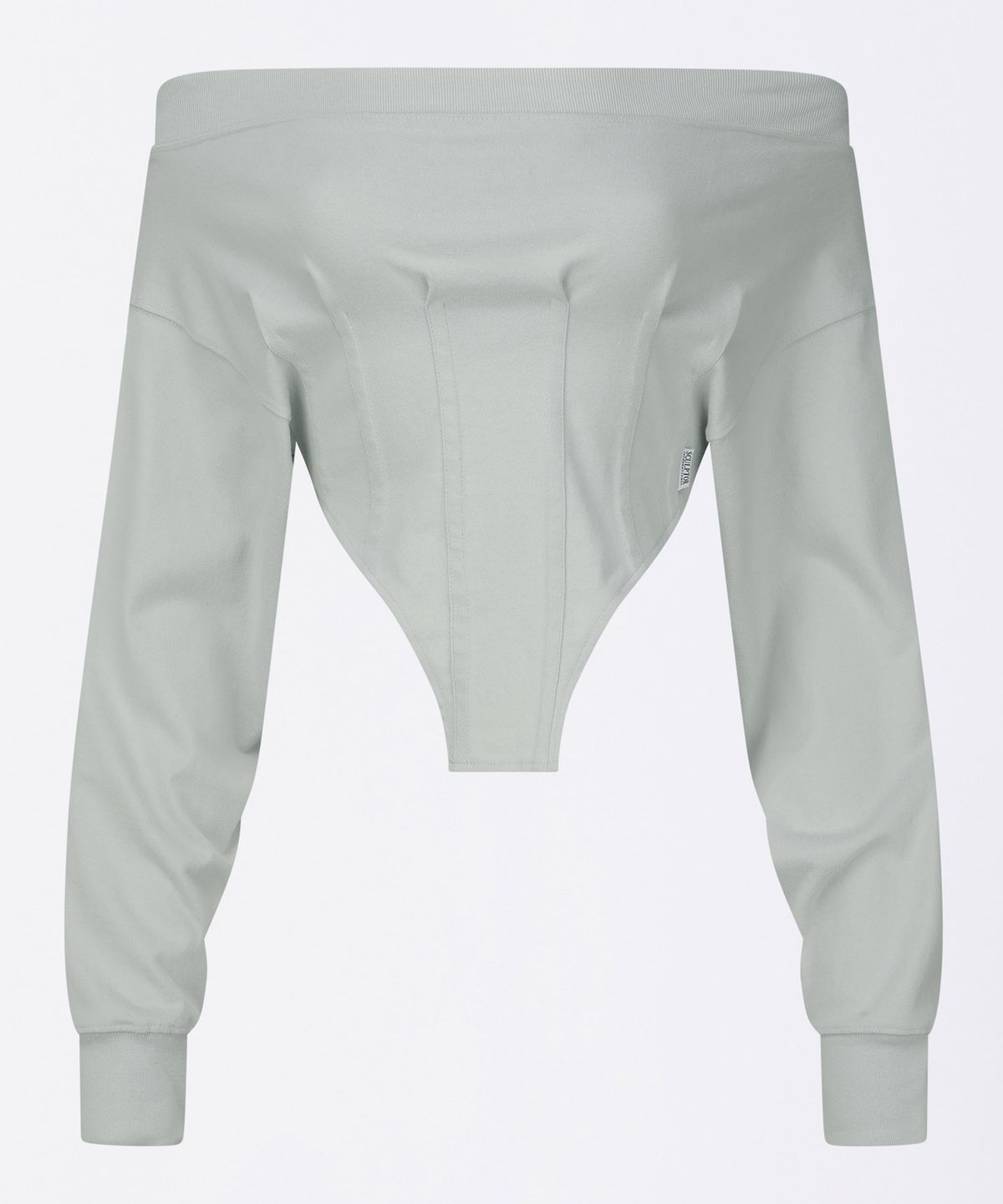 스컬프터(SCULPTOR) Corset Sweatshirt Misty Blue