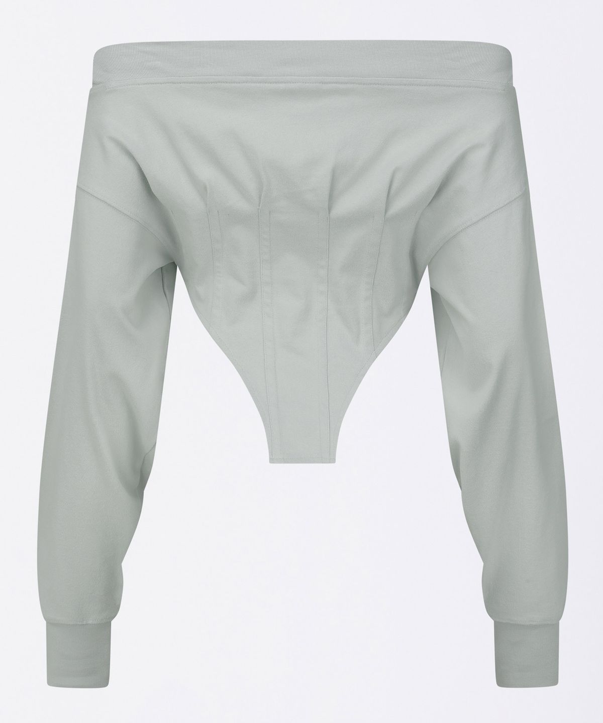스컬프터(SCULPTOR) Corset Sweatshirt Misty Blue