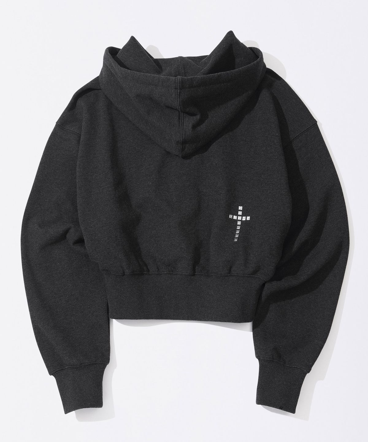 스컬프터(SCULPTOR) Bad Seed Jewel Hooded Zip-Up Melange Charcoal