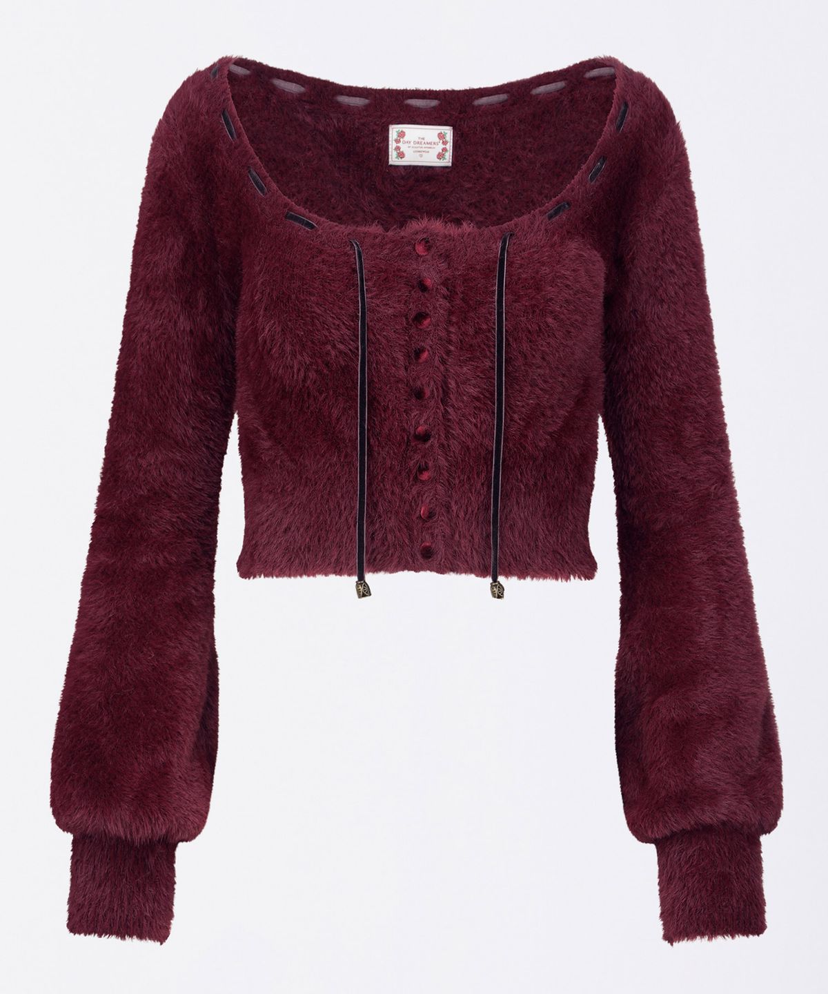 스컬프터(SCULPTOR) Angora Cardigan Burgundy