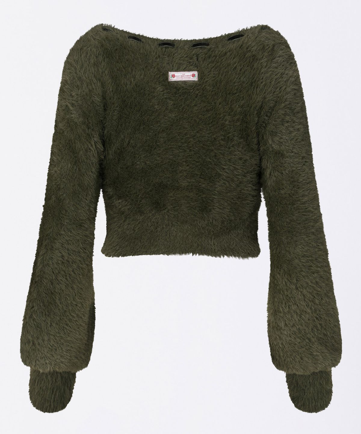 스컬프터(SCULPTOR) Angora Cardigan Khaki