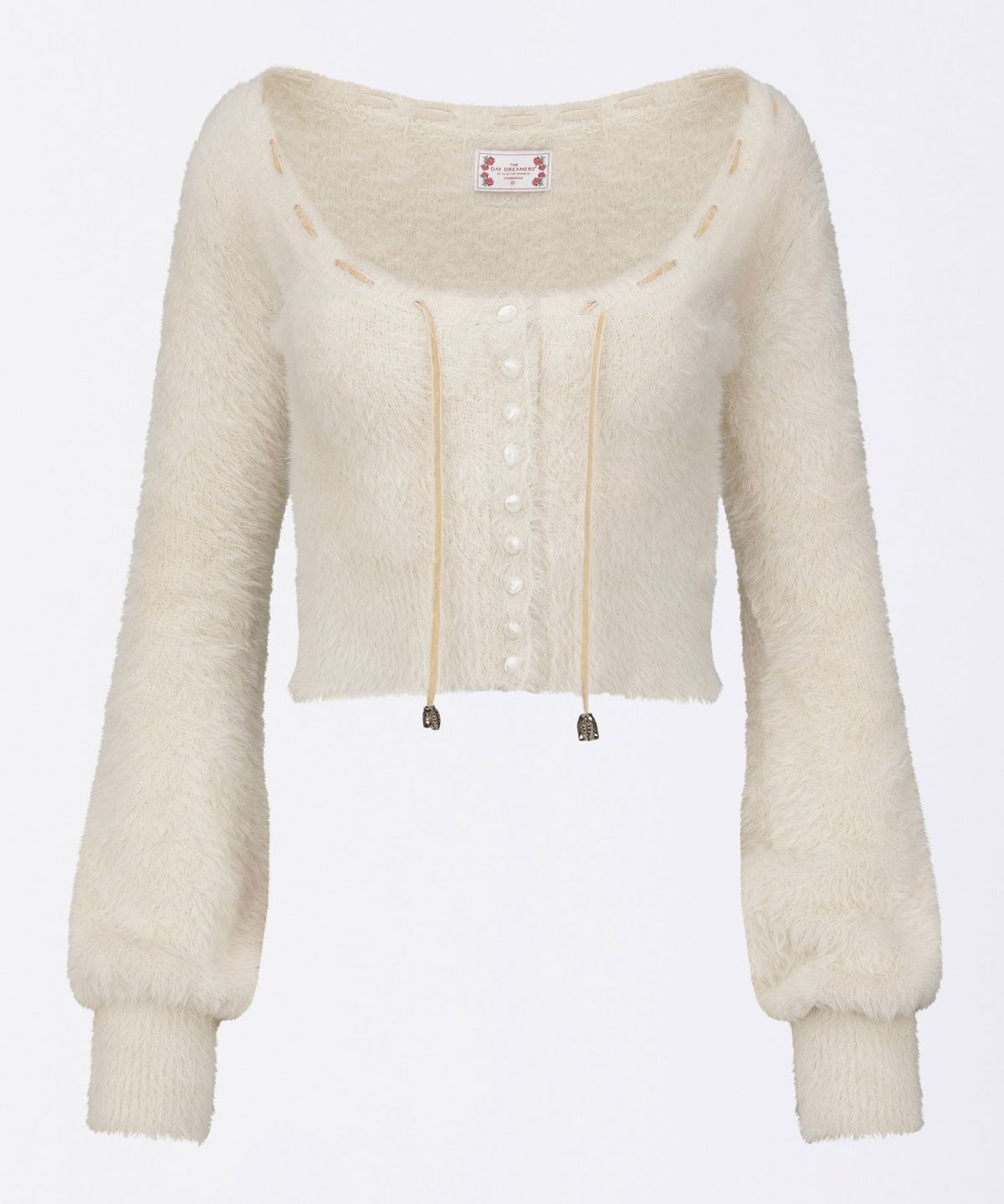 스컬프터(SCULPTOR) Angora Cardigan Ivory