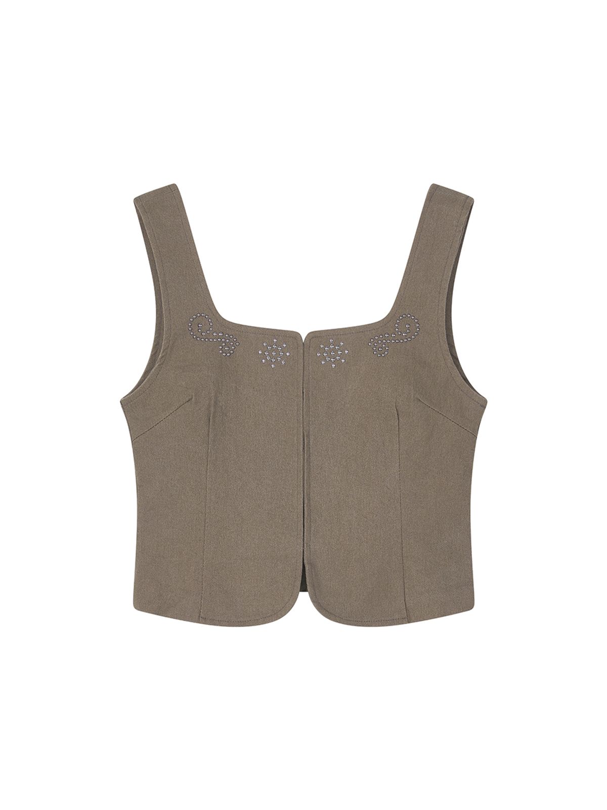 에즈이프 캘리(ASIF CALIE) DESERT HOOK BUSTIER KHAKI BEIGE